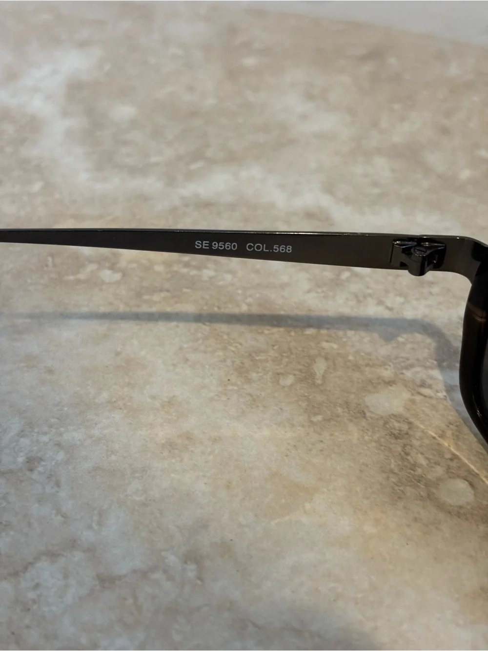 Etro SE 9560 Rectangular Metal and Tortiseshell Sunglasses